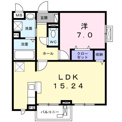 ポルタス 201【管理NO：1-025570301-02010】 ★家具家電は申し込み後に搬入しますの外観画像