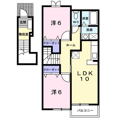 ピエ・デル・モンテⅡ 201【管理NO：1-013751801-02010】 ★家具家電は申し込み後に搬入します 2026年08月上旬入居可能の外観画像