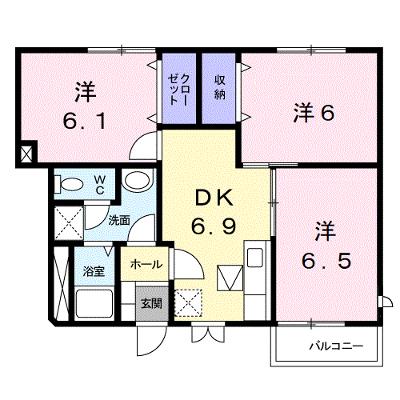 ジェントリーⅠ 102【管理NO：1-010135701-01020】 ★家具家電は申し込み後に搬入します★の外観画像