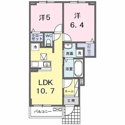 ルーク　Ⅱ 102【管理NO：1-027974602-01020】 ★家具家電は申し込み後に搬入します 2026年08月下旬入居可能の外観画像