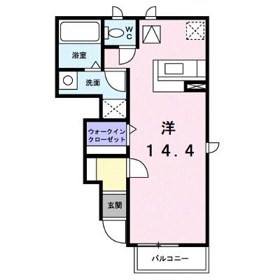 サウス郡家　Ａ 103【管理NO：1-012104501-01030】 ★家具家電は申し込み後に搬入します★の外観画像