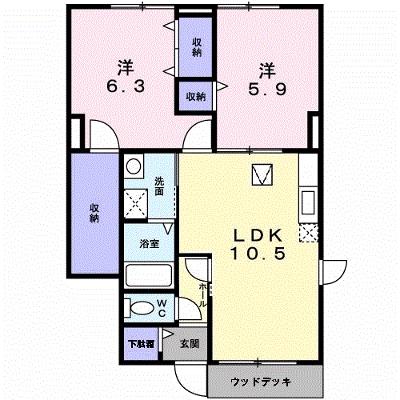 オリージャ　Ⅰ 103【管理NO：1-010259701-01030】 ★家具家電は申し込み後に搬入します★の外観画像