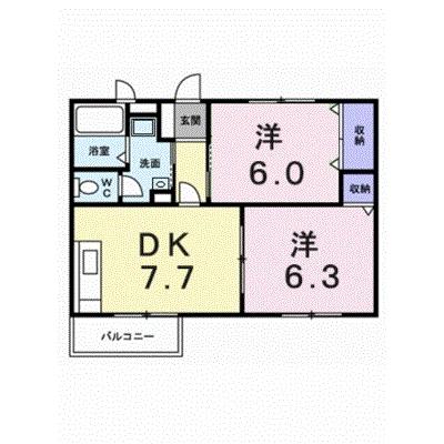 シャルマン牛渕Ａ 201【管理NO：1-007020401-02010】 ★家具家電は申し込み後に搬入します★ ★2026年09月中旬入居可能★の外観画像