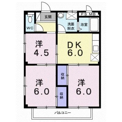 三神パルネット 202【管理NO：1-001310201-02020】 ★家具家電は申し込み後に搬入します★ ★2026年08月中旬入居可能★の外観画像