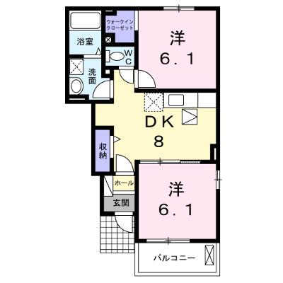 ネクサスＣ 103【管理NO：1-020350801-01030】 ★家具家電は申し込み後に搬入します★ ★2026年08月中旬入居可能★の外観画像