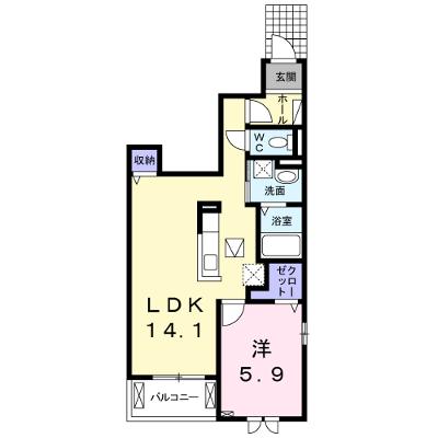 レゾンドⅢ　古市橋 101【管理NO：1-024778101-01010】 ★家具家電は申し込み後に搬入します 2026年08月中旬入居可能の外観画像
