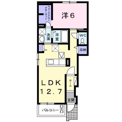 カルム　Ｋ 101【管理NO：1-021617901-01010】 ★家具家電は申し込み後に搬入します★ ★2026年09月上旬入居可能★の外観画像