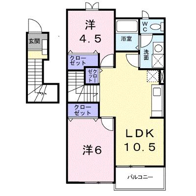 スコルピオーネⅠ 202【管理NO：1-011237901-02020】 ★家具家電は申し込み後に搬入します★の外観画像