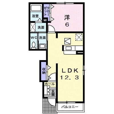 サンハウスヨシキＢ 104【管理NO：1-014561302-01040】 ★家具家電は申し込み後に搬入します★の外観画像