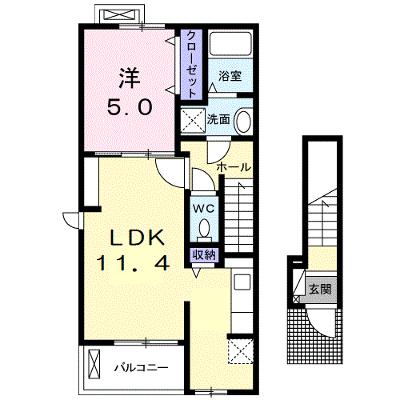 ＢＥＳＴ　ＨＯＵＳＥ　Ⅲ　Ａ 201【管理NO：1-020423201-02010】 ★家具家電は申し込み後に搬入します★の外観画像