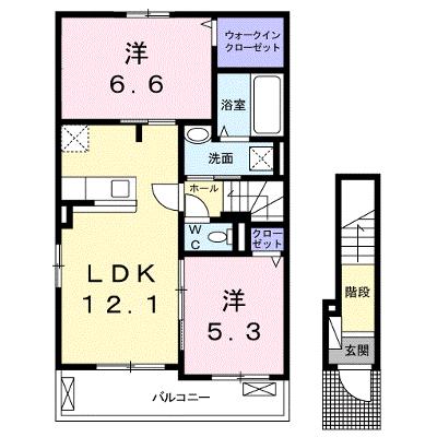 ミルアージュＩ 201【管理NO：1-024225502-02010】 ★家具家電は申し込み後に搬入しますの外観画像
