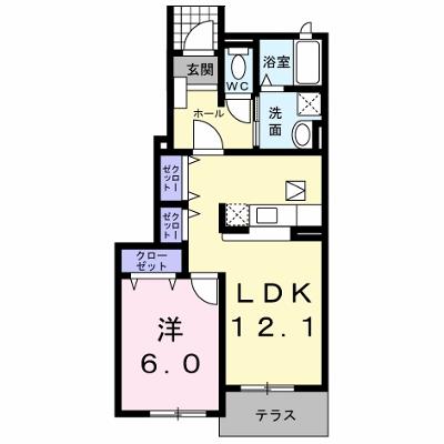 フォレステージⅡ 103【管理NO：1-013744801-01030】 ★家具家電は申し込み後に搬入します★ ★2026年08月下旬入居可能★の外観画像