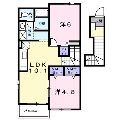 ヒルコ－ト　さざ 203【管理NO：1-013019001-02030】 ★家具家電は申し込み後に搬入します 2026年08月中旬入居可能の外観画像