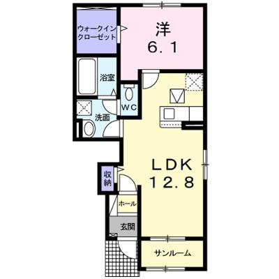 グランド　ライン　Ａ 104【管理NO：1-026269401-01040】 ★家具家電は申し込み後に搬入します 2026年08月中旬入居可能の外観画像