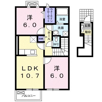 ル・プティ・ボヌール 202【管理NO：1-018444401-02020】 ★家具家電は申し込み後に搬入します★の外観画像