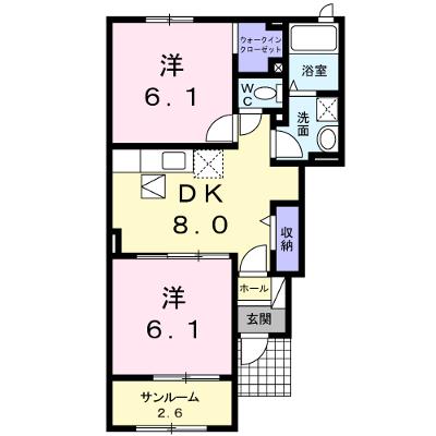 イーストフィールド　Ｃ 102【管理NO：1-019415301-01020】 ★家具家電は申し込み後に搬入します★の外観画像
