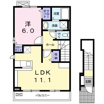 ポポラーレ 201【管理NO：1-016651801-02010】 ★家具家電は申し込み後に搬入します★ ★2026年08月下旬入居可能★の外観画像