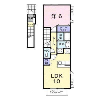 アンソレイユ　Ｂ 201【管理NO：1-017461901-02010】 ★家具家電は申し込み後に搬入します 2026年08月下旬入居可能の外観画像