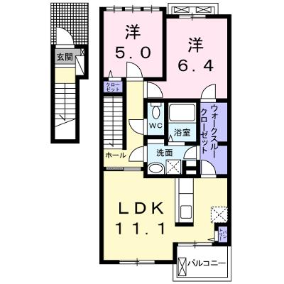 アステールⅠ 202【管理NO：1-019562801-02020】 ★家具家電は申し込み後に搬入します 2026年08月中旬入居可能の外観画像