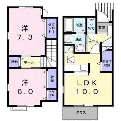フォンテーヌ 103【管理NO：1-013106501-01030】 ★家具家電は申し込み後に搬入します 2026年08月下旬入居可能の外観画像