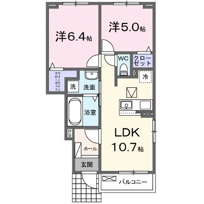 ルミエール・Ｓ 106【管理NO：1-028209101-01060】 ★家具家電は申し込み後に搬入します★ ★2026年08月中旬入居可能★の外観画像