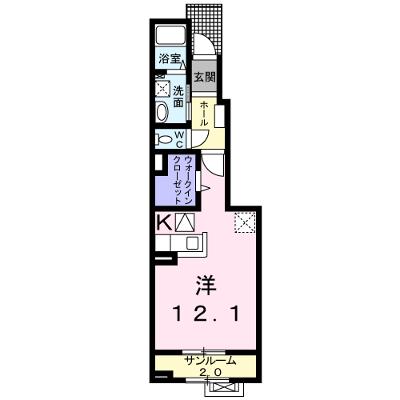 ラ　フォンテ　ヴィラ　Ｋ２ 103【管理NO：1-020830502-01030】 ★家具家電は申し込み後に搬入します 2026年07月下旬入居可能の外観画像