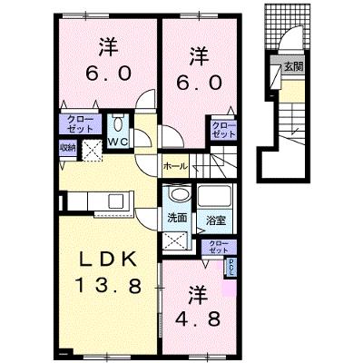 グランメゾン 203【管理NO：1-026348901-02030】 ★家具家電は申し込み後に搬入します 2026年08月下旬入居可能の外観画像