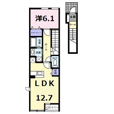 リベラル　Ｋ２ 202【管理NO：1-013534401-02020】 ★家具家電は申し込み後に搬入します★ ★2026年08月下旬入居可能★の外観画像