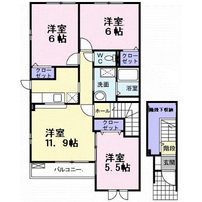 アニュー・グレイスⅠ 201【管理NO：1-015082501-02010】 ★家具家電は申し込み後に搬入します★ ★2026年08月中旬入居可能★の外観画像