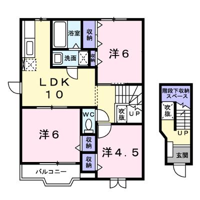 サニークァイエットⅡ 201【管理NO：1-010130401-02010】 ★家具家電は申し込み後に搬入します★の外観画像
