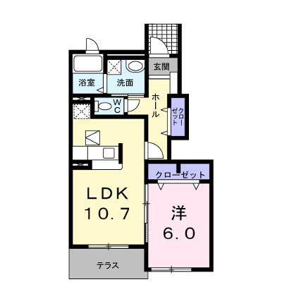 ル・シエル 102【管理NO：1-014828301-01020】 ★家具家電は申し込み後に搬入します★ ★2026年08月中旬入居可能★の外観画像