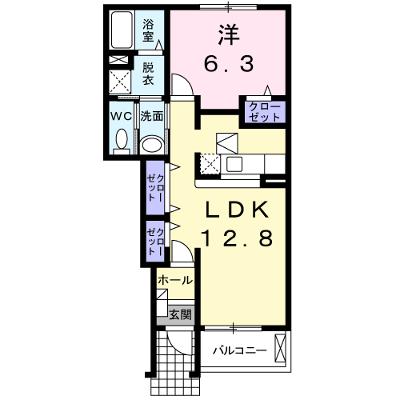 サンリットⅠ 102【管理NO：1-013426001-01020】 ★家具家電は申し込み後に搬入します 2026年08月下旬入居可能の外観画像
