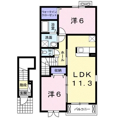 アンジュＢ 203【管理NO：1-016284302-02030】 ★家具家電は申し込み後に搬入します 2026年08月中旬入居可能の外観画像