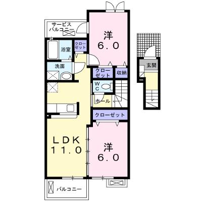 ノヴェルⅢ 203【管理NO：1-014417603-02030】 ★家具家電は申し込み後に搬入します 2026年08月中旬入居可能の外観画像
