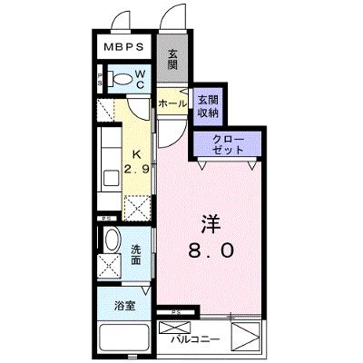 グランドレール高崎 303【管理NO：1-018961101-03030】 ★家具家電は申し込み後に搬入します★ ★2026年11月中旬入居可能★の外観画像