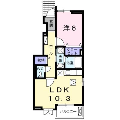 カレント・Ｊ　Ⅱ 102【管理NO：1-017456602-01020】 ★家具家電は申し込み後に搬入します★ ★2026年08月下旬入居可能★の外観画像