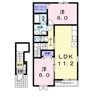 ゴレアドールⅠ 204【管理NO：1-016524001-02040】 ★家具家電は申し込み後に搬入します 2026年08月下旬入居可能の外観画像