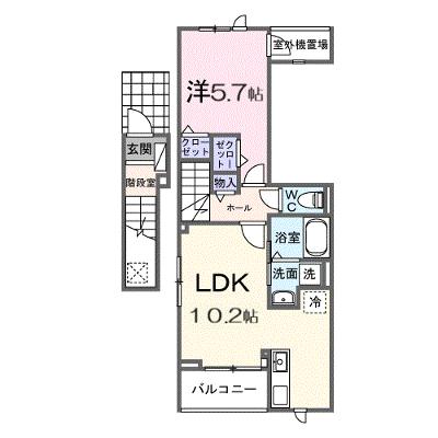 ヒカルサ西大宮 204【管理NO：1-028563601-02040】 ★家具家電は申し込み後に搬入します 2026年07月下旬入居可能の外観画像