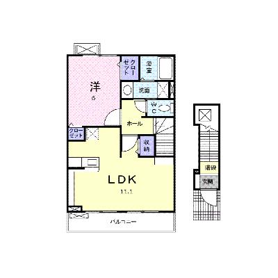 ベッテルⅡ 203【管理NO：1-017377002-02030】 ★家具家電は申し込み後に搬入します★ ★2026年08月中旬入居可能★の外観画像