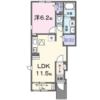 アイランドヒルズ右籾　Ⅲ 101【管理NO：1-027920403-01010】 ★家具家電は申し込み後に搬入します 2026年08月中旬入居可能の外観画像