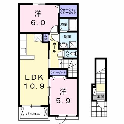ジュピターⅡ 202【管理NO：1-019877401-02020】 ★家具家電は申し込み後に搬入します★の外観画像