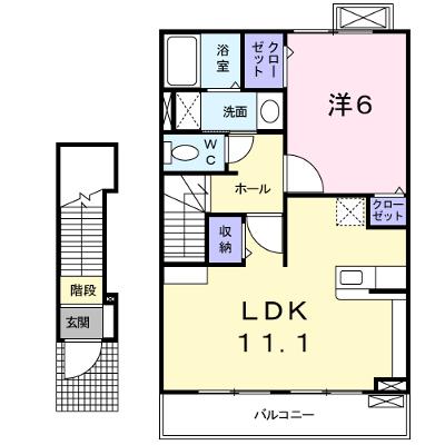 ラグーナ沢村 203【管理NO：1-014550001-02030】 ★家具家電は申し込み後に搬入します★ ★2026年09月上旬入居可能★の外観画像