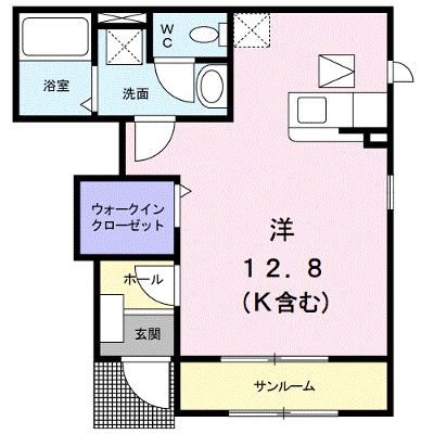 ラ・フォンテーヌ　Ⅳ 104【管理NO：1-021931001-01040】 ★家具家電は申し込み後に搬入します 2026年08月中旬入居可能の外観画像