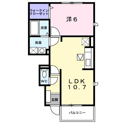 サンパティークⅣ 103【管理NO：1-013464501-01030】 ★家具家電は申し込み後に搬入します 2026年08月下旬入居可能の外観画像