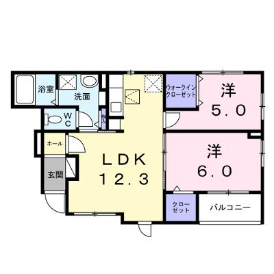 パーシモン 103【管理NO：1-028748401-01030】 ★家具家電は申し込み後に搬入します 2026年12月上旬入居可能の外観画像