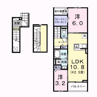 花水木 302【管理NO：1-028422801-03020】 ★家具家電は申し込み後に搬入します 2026年08月中旬入居可能の外観画像