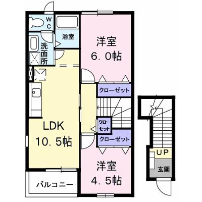 サン　エトワールⅡ 201【管理NO：1-012262902-02010】 ★家具家電は申し込み後に搬入します 2026年08月下旬入居可能の外観画像