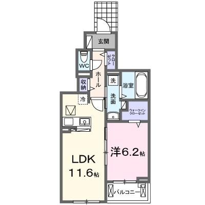 シャンティ長沢 103【管理NO：1-025160801-01030】 ★家具家電は申し込み後に搬入します★ ★2027年02月上旬入居可能★の外観画像