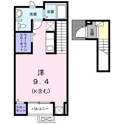 インハーリット 208【管理NO：1-023056601-02080】 ★家具家電は申し込み後に搬入します 2026年08月下旬入居可能の外観画像