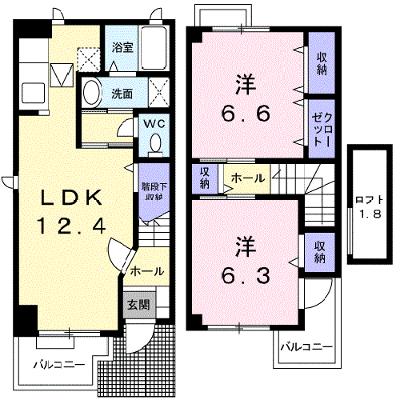 ロヴェール 101【管理NO：1-012247101-01010】 ★家具家電は申し込み後に搬入します 2026年08月上旬入居可能の外観画像